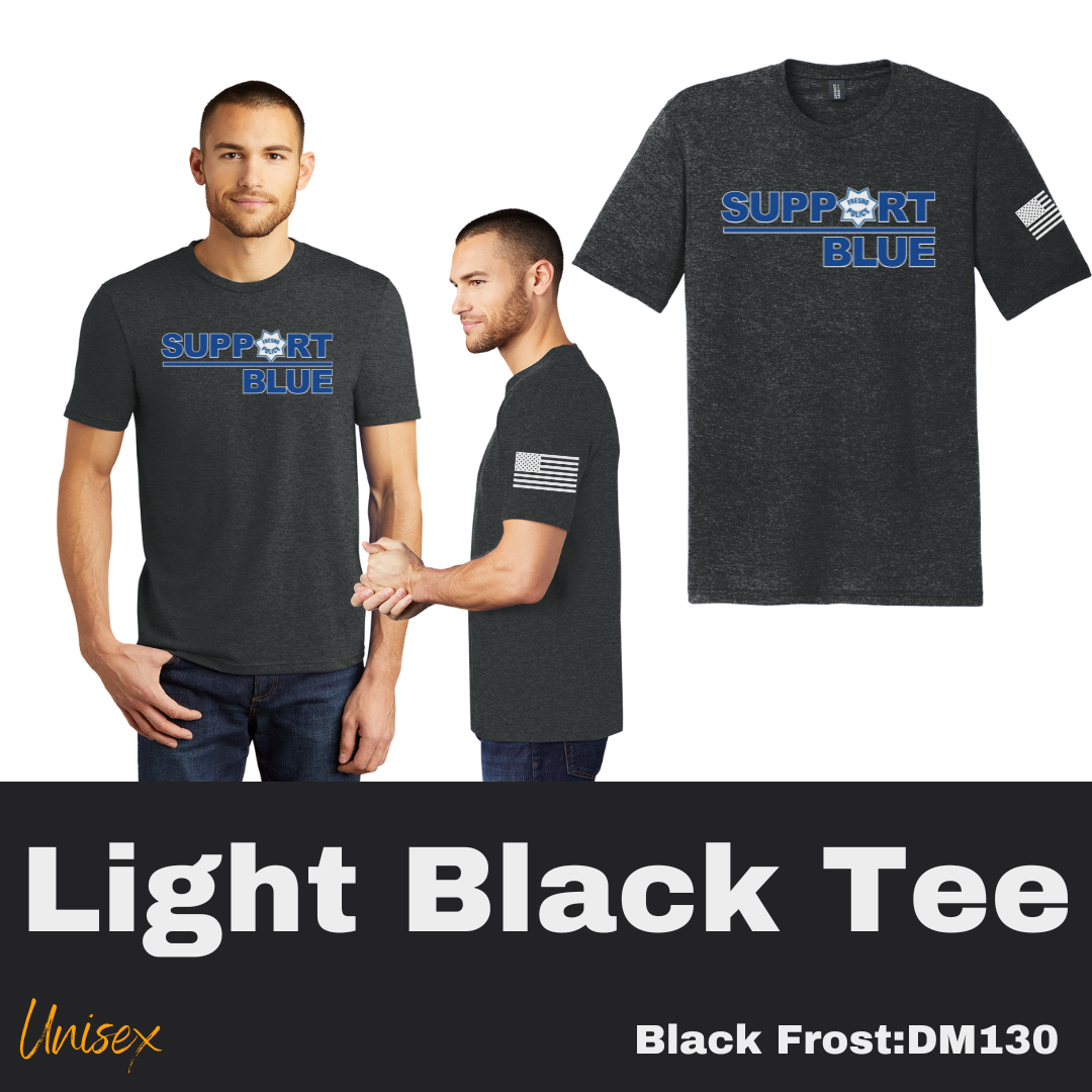 32 Support Blue/Flag Black Frost Tee Unisex