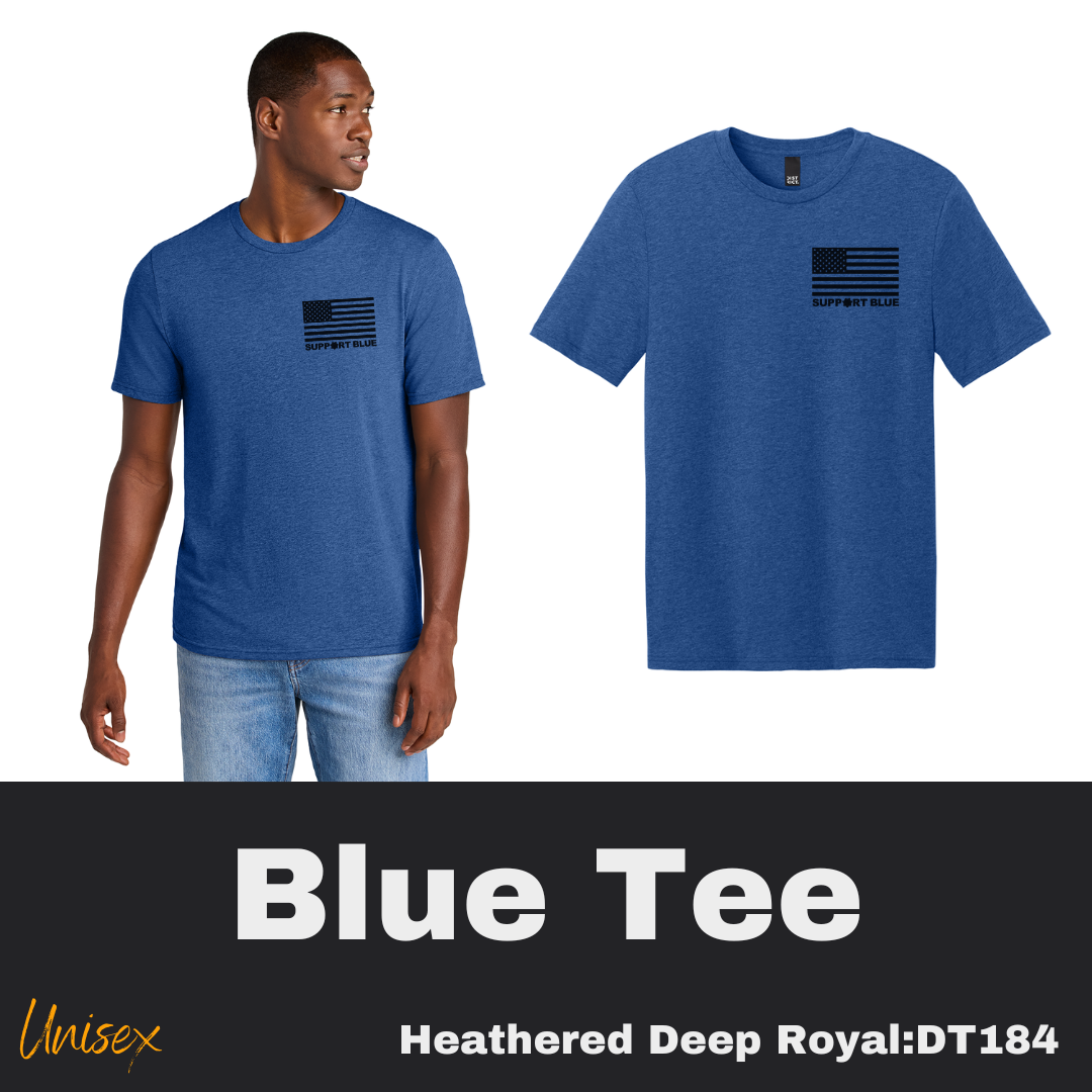 34 SB Black Flag Deep Royal Tee Unisex