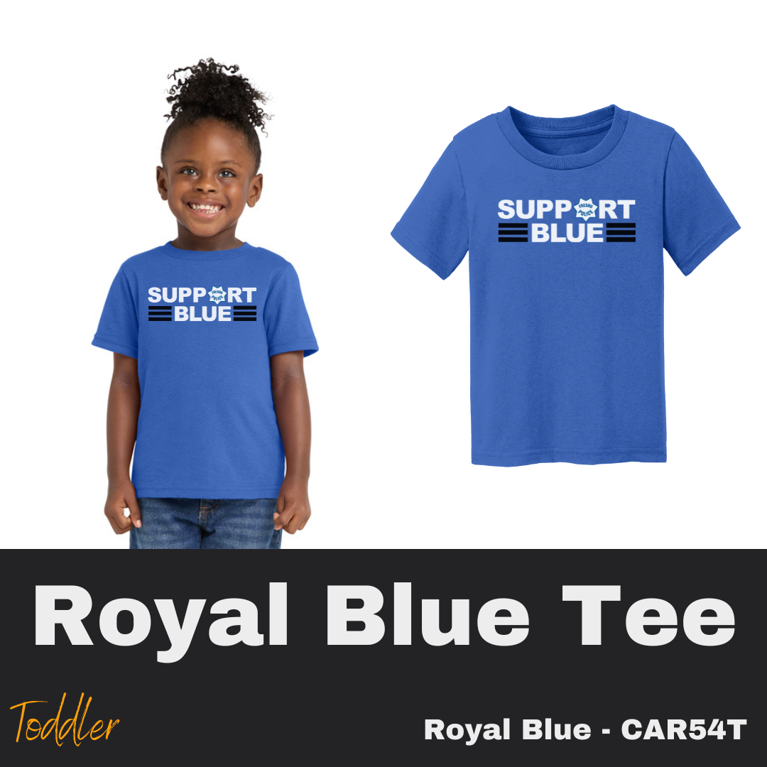 67 Support Blue Stacked Toddler Tee