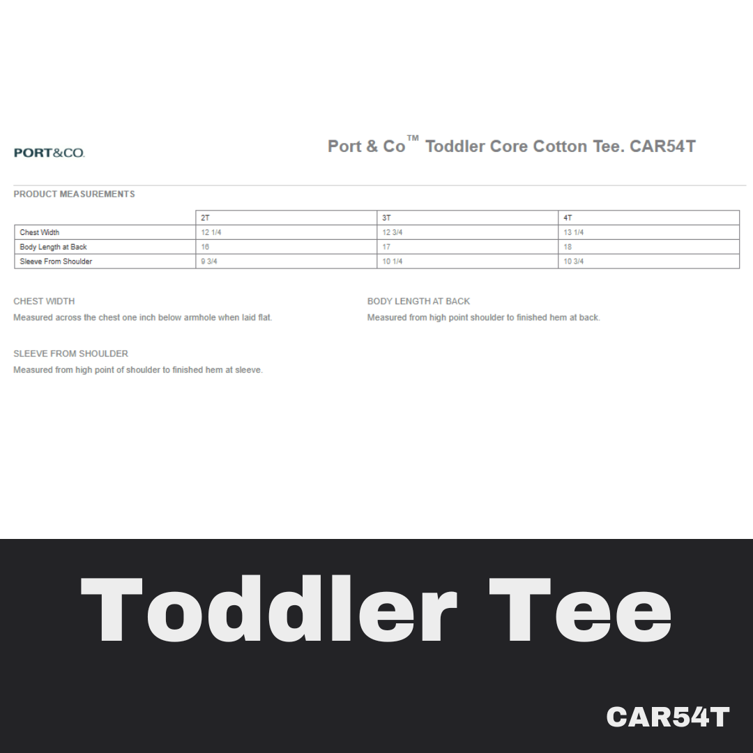 67 Support Blue Stacked Toddler Tee