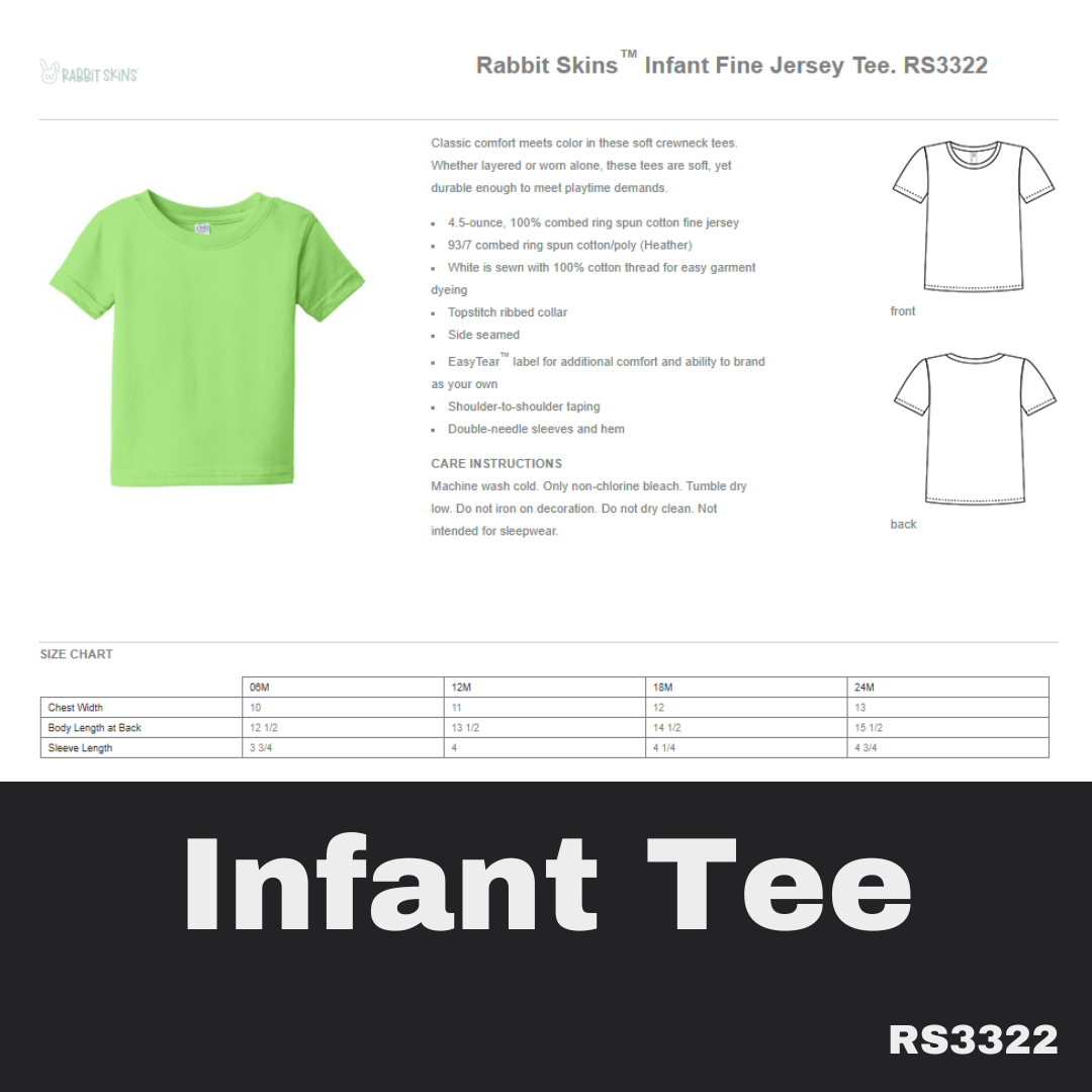 19 Support Blue Royal Tee Infant