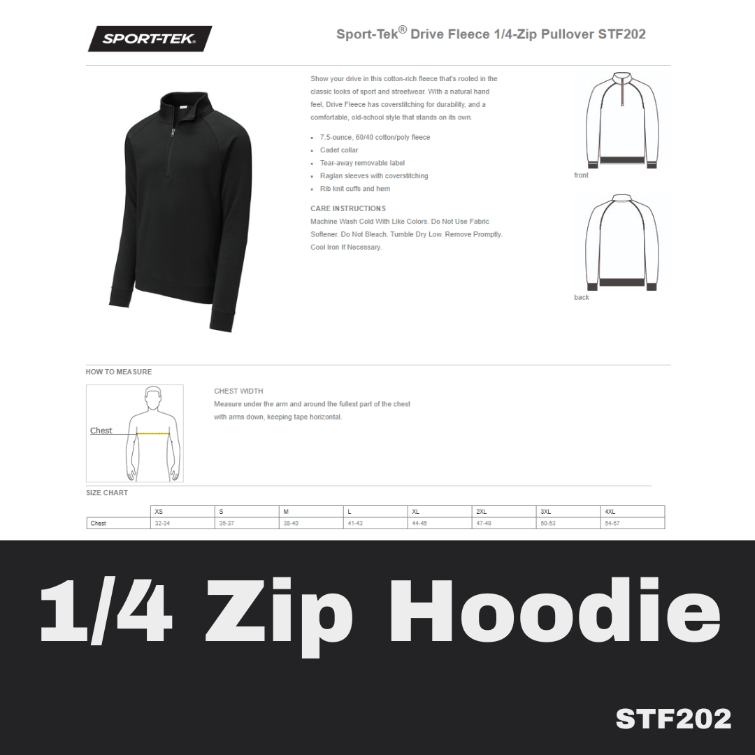 39 Support Blue/Flag Black 1/4 Zip Unisex