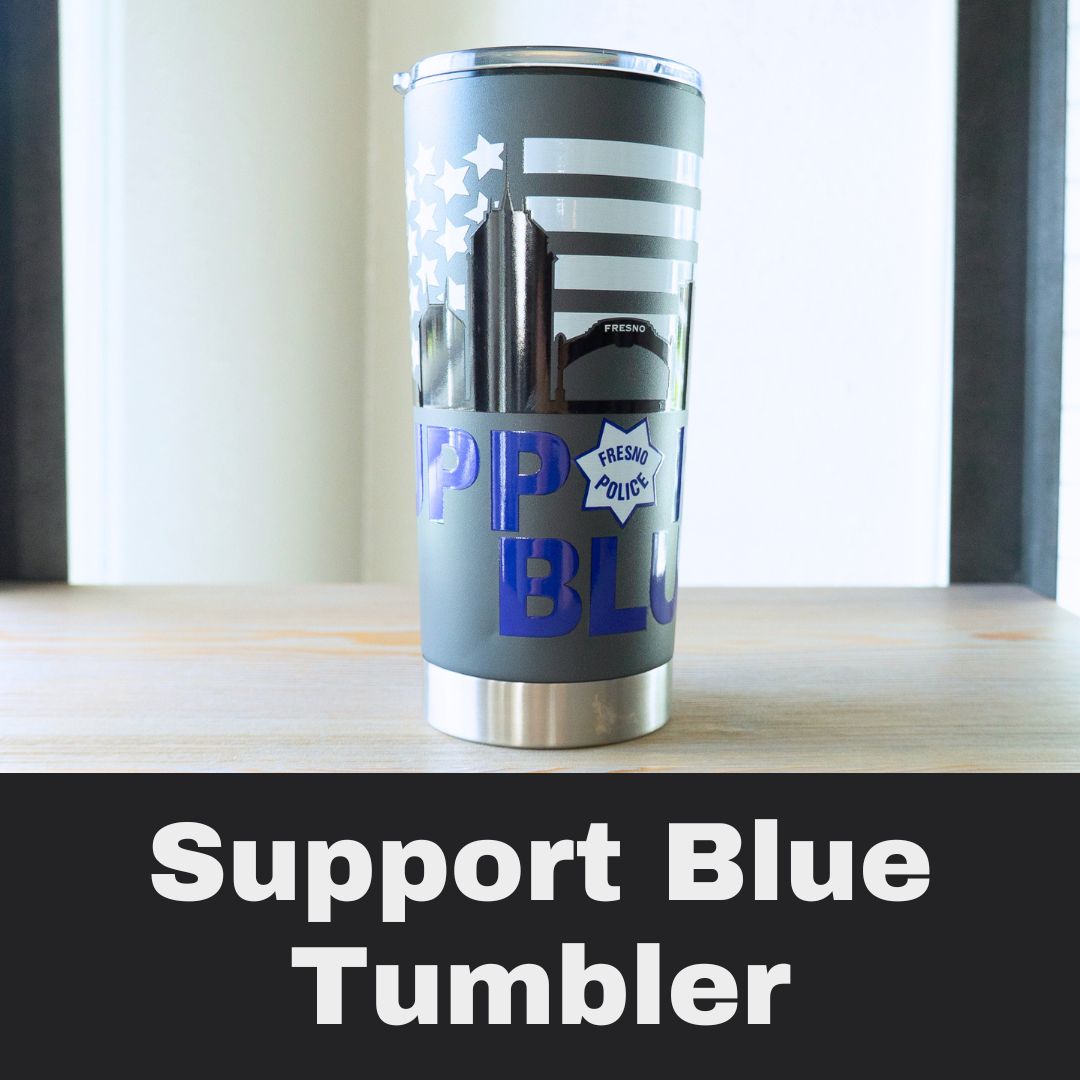 Support Blue Tumbler