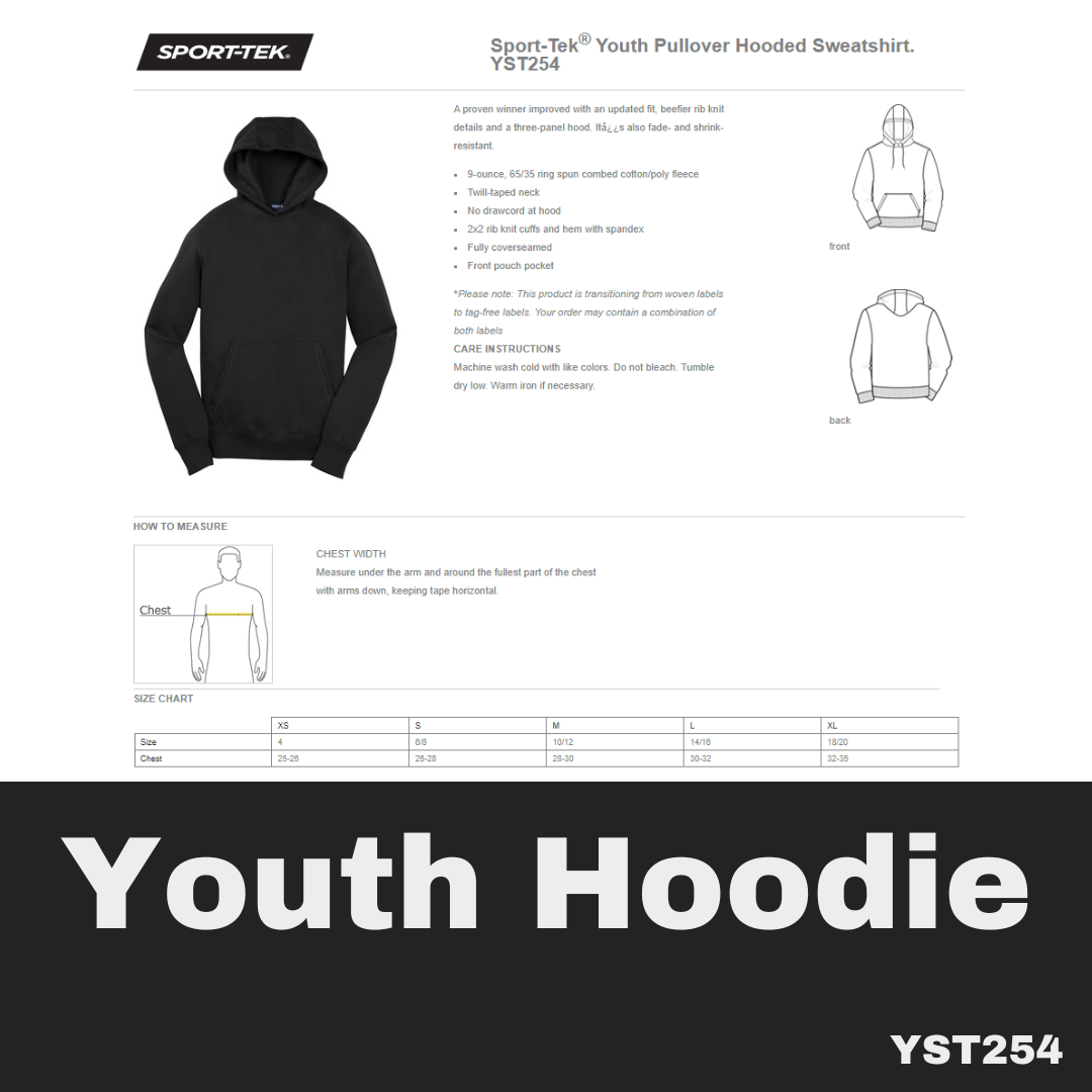 42 Support Blue Flag Royal Hoodie Youth