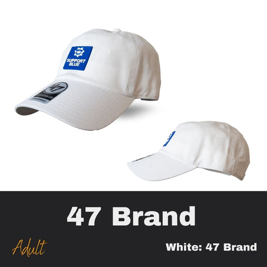 FPD Support Blue Tag White 47 Brand Hat