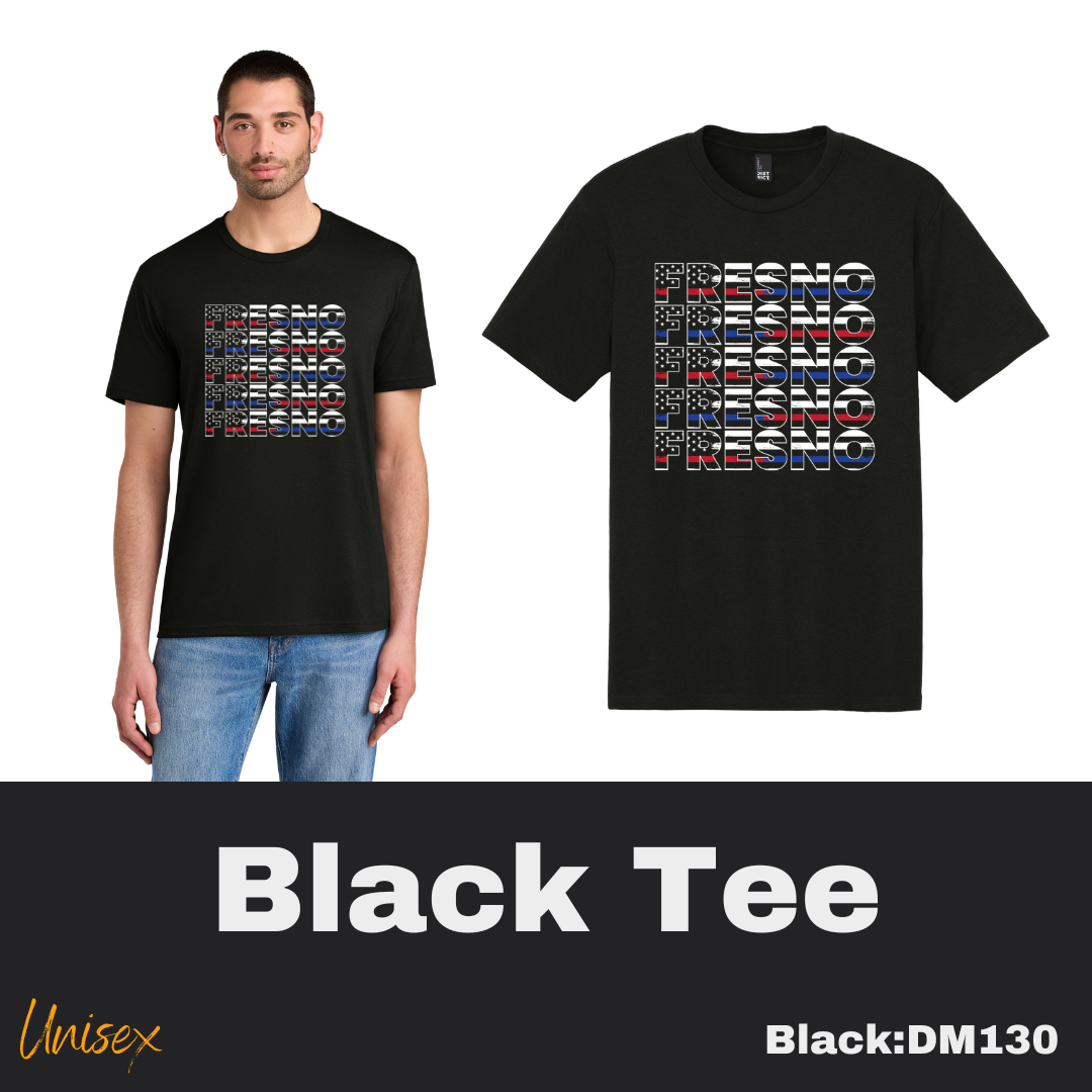 99 Fresno Americana Unisex Black Tee