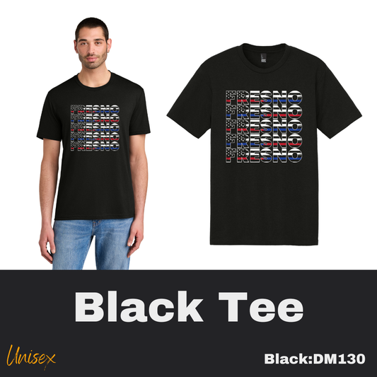 99 Fresno Americana Unisex Black Tee