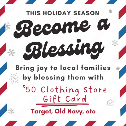 2025 Blessings - $50 Clothing Store Gift Card