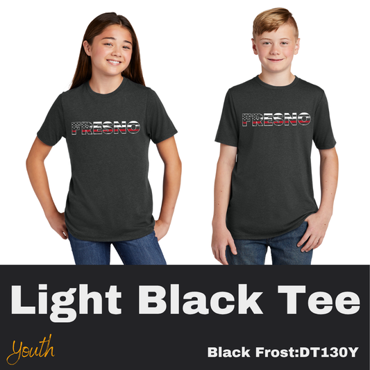 86 Support Fire Youth Black Tee