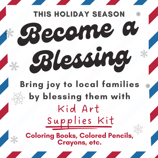 2025 Blessings - Kids Art Supplies Kit