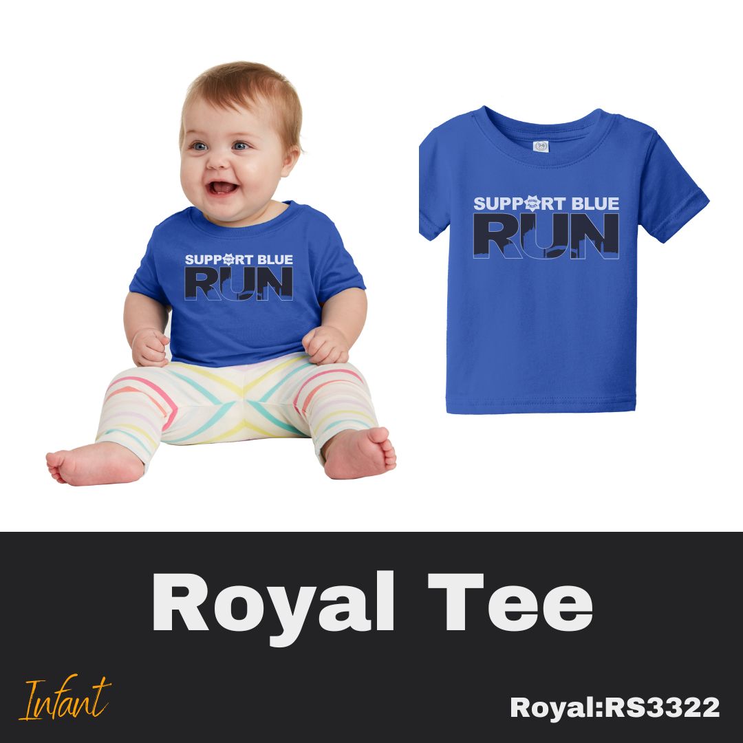 R33 Support Blue RUN Royal Tee Infant