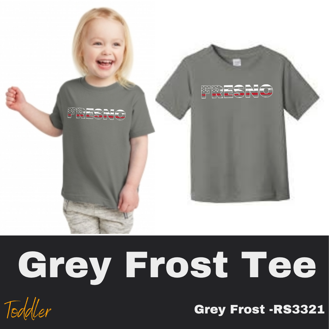 89 Support Fire Toddler Grey Tee