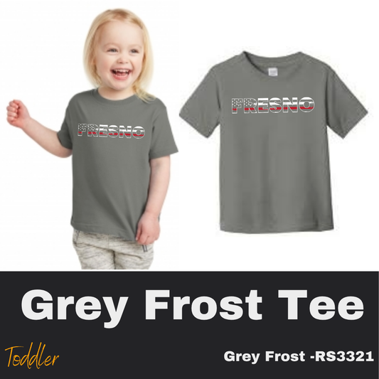 89 Support Fire Toddler Grey Tee