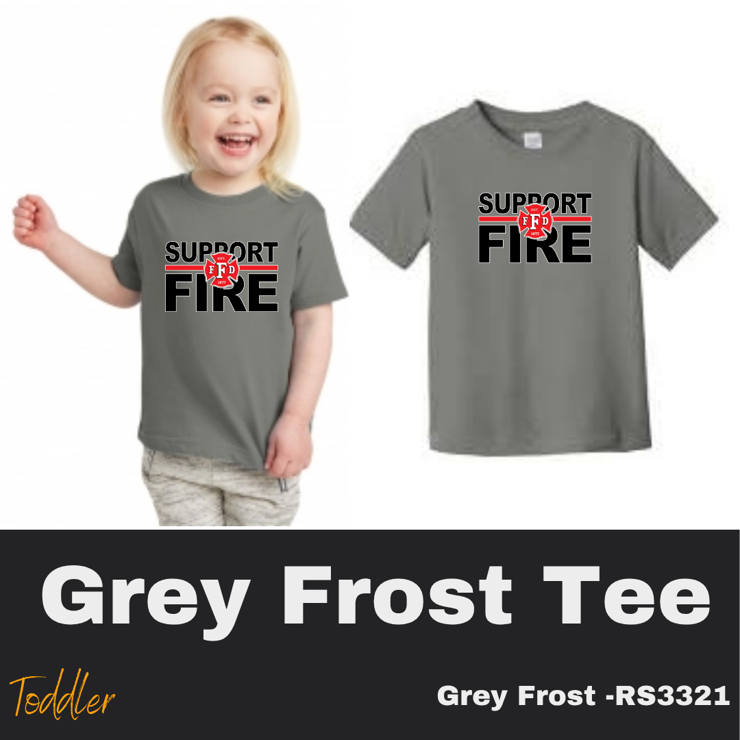91 Support Fire Toddler Grey Tee