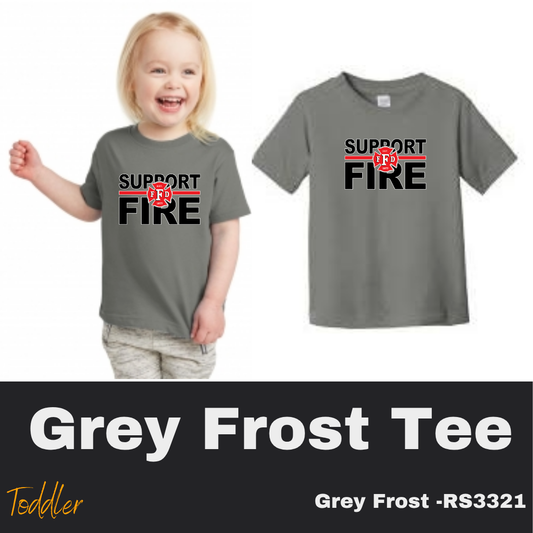 91 Support Fire Toddler Grey Tee
