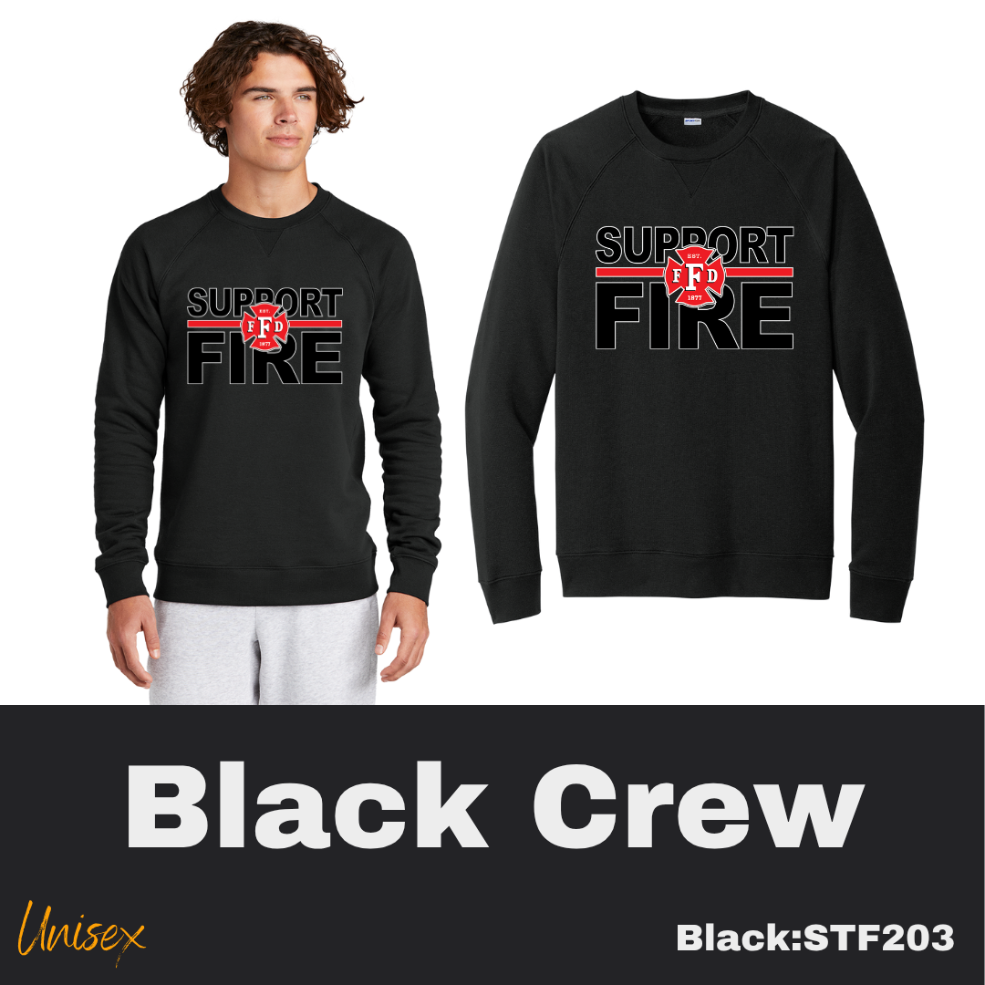 94 Support Fire Unisex Black Sweatshirt
