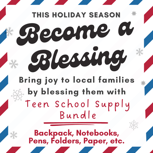 2025 Blessings - Teen School Supply Bundle