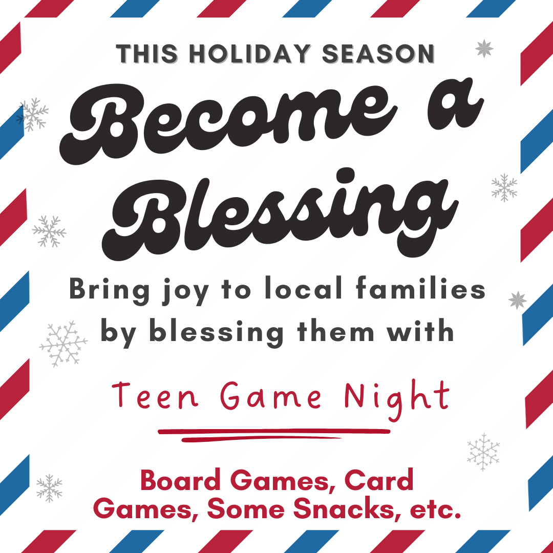 2025 Blessings - Teen Game Night